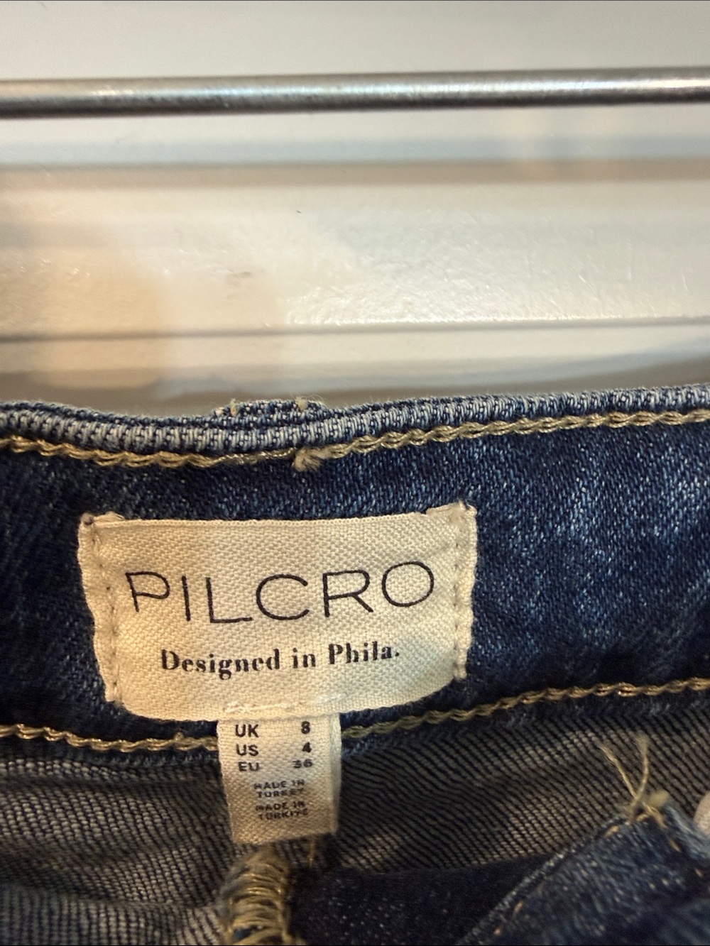 Anthropologie | Pilcro Denim Pencil Skirt Color: Denim size 4 - Picture 7 of 11